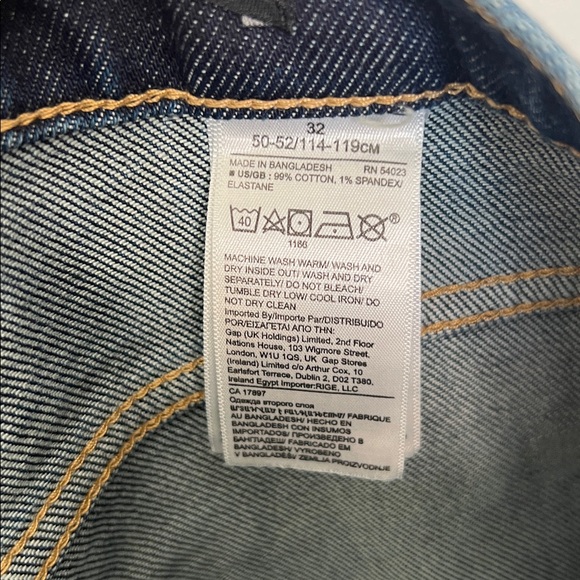 Banana Republic High Rise Straight Jeans Blue Denim Women’s Size 32 - Picture 4 of 4